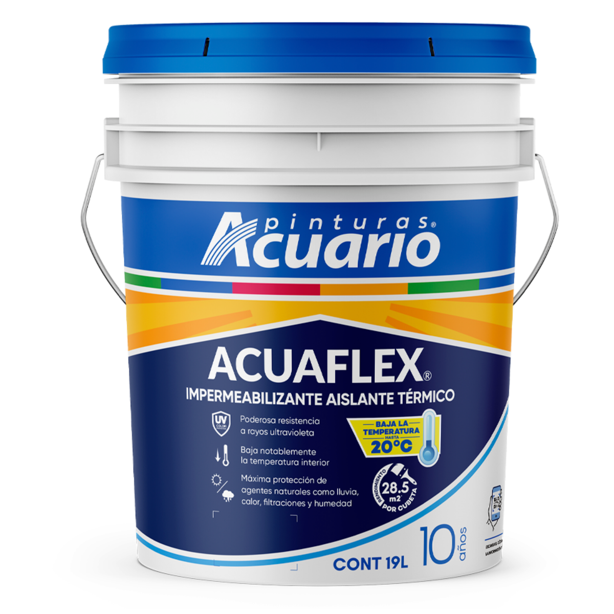ACUAFLEX AISLANTE TÉRMICO 10 AÑOS